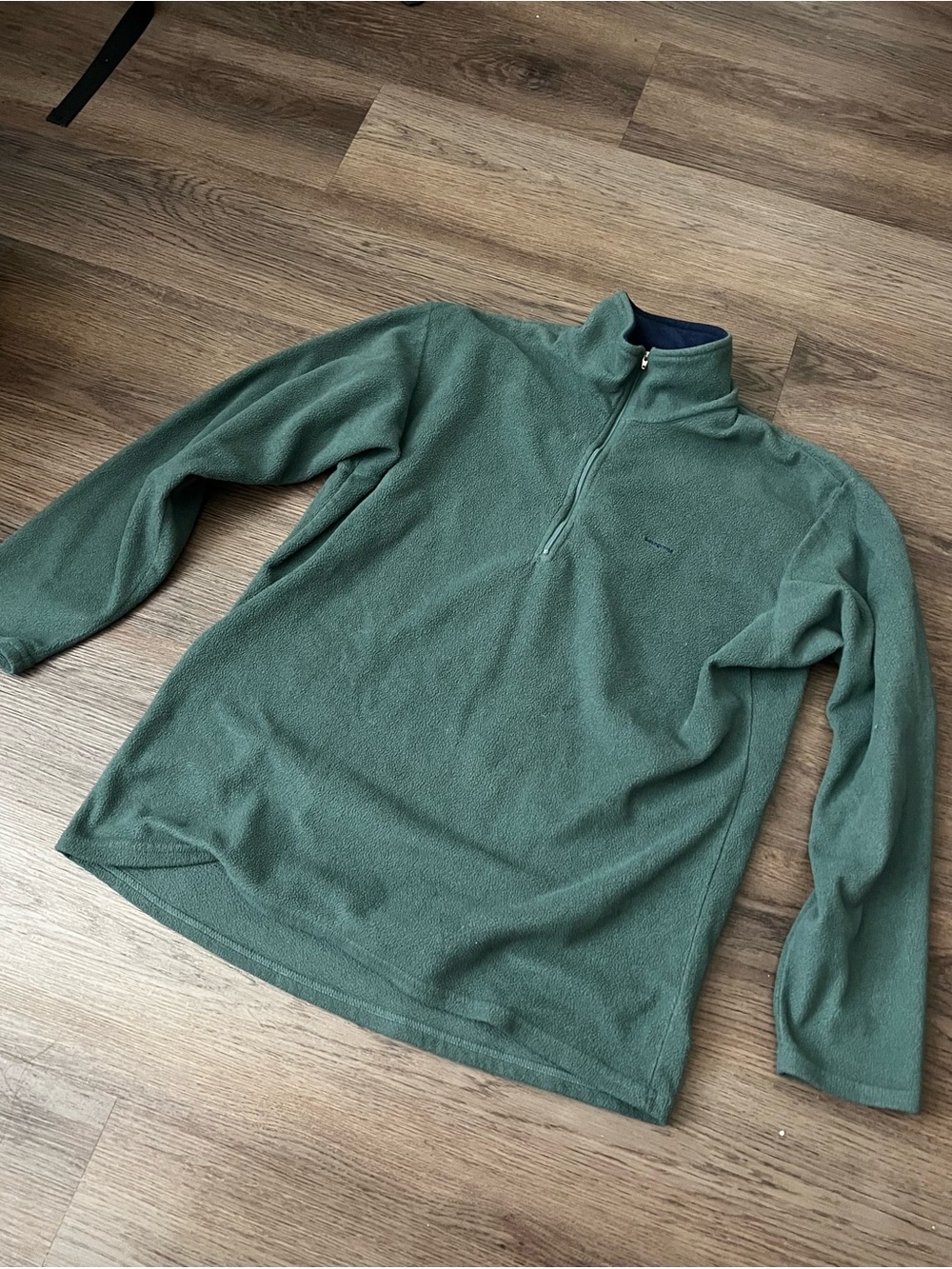 Vintage Patagonia Capilene Fleece 1/4 Zip Pullover Green Size L